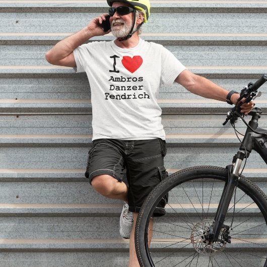 i love Ambros Danzer Fendrich Ikonen des Austropop Tシャツ