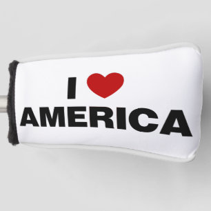 I Love America ゴルフヘッドカバー