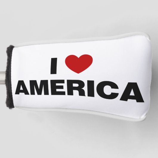 I Love America ゴルフヘッドカバー (正面)
