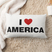 I Love America ランバークッション (ブランケット)
