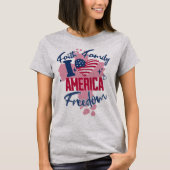 I Love America 4th of July Women's Tシャツ (正面)