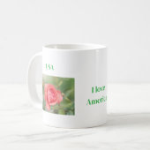 I love America. Coffee mug コーヒーマグカップ (正面左)
