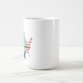 I Love America - Liberty & プライドTシャツ コーヒーマグカップ (中央)