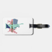 I Love America - Liberty & プライドTシャツ ラゲッジタグ (裏面横)