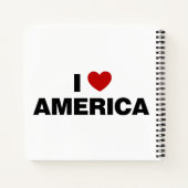 I Love America Notebook ノートブック (裏面)