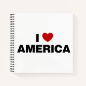 I Love America Notebook ノートブック (正面)