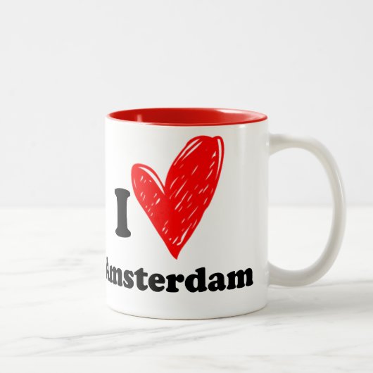 I love Amsterdam ツートーンマグカップ (右)
