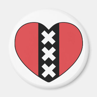 I LOVE AMSTERDAM magneet By Amsterdamned マグネット