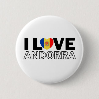 I LOVE ANDORRA - For real Andorrans! 缶バッジ
