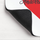 I Love Andorra la la Vella - Andorra マウスパッド (コーナー)