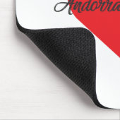 I Love Andorra la Vealla - Andorra マウスパッド (コーナー)