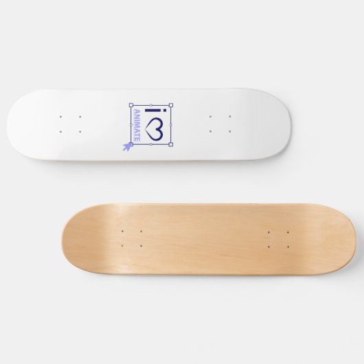 I Love Animate スケートボード (横)