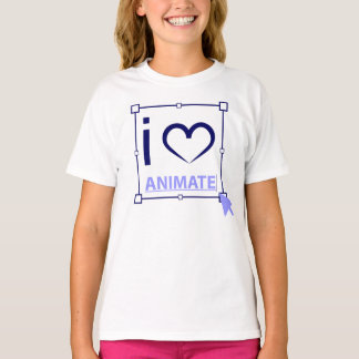 I Love Animate Tシャツ