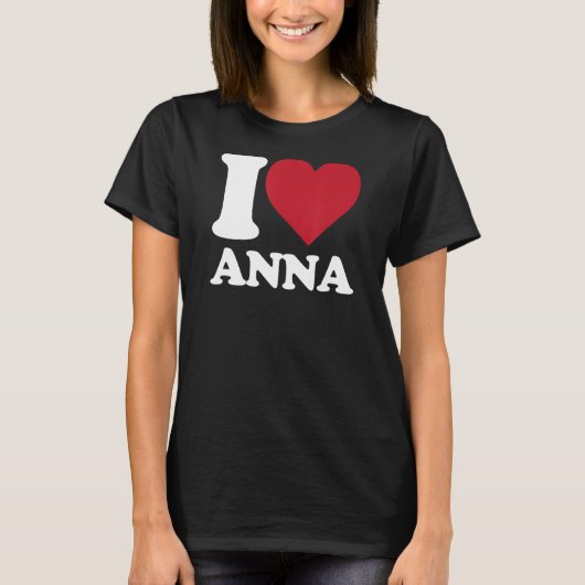 I Love Anna - Iハートアンナ Tシャツ (正面)