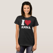 I Love Anna - Iハートアンナ Tシャツ (正面フル)