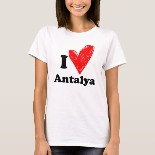 I love Antalya Tシャツ (正面)