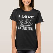 I Love Antarctica Iceberg Explorers Tシャツ (正面)