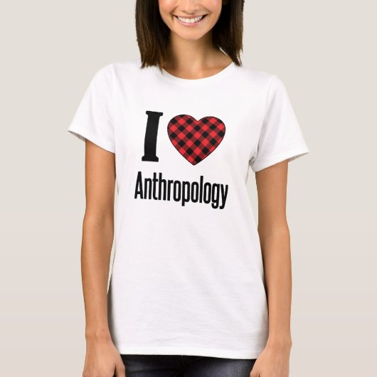 I Love Anthropology Tシャツ (正面)