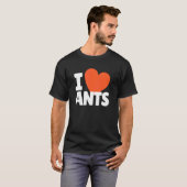 I Love Antsハートアリ Tシャツ (正面フル)