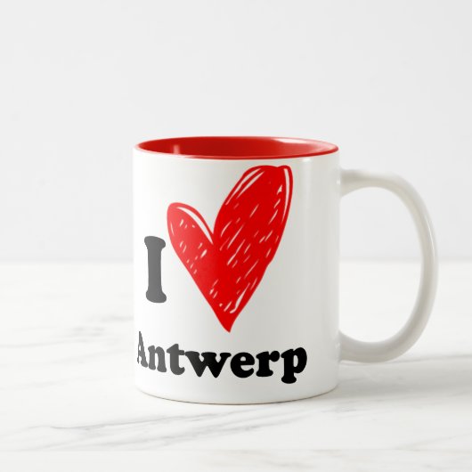 I love Antwerp ツートーンマグカップ (右)