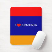 I Love Armenia, flag of Armenia マウスパッド (マウス)