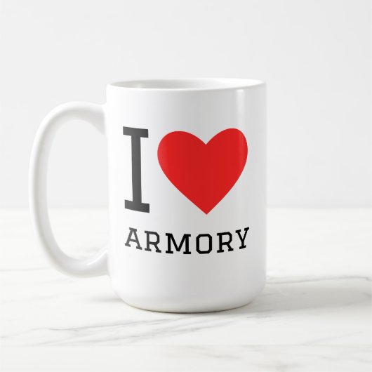 I love armory コーヒーマグカップ (左)