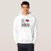 I love ARQ Moletom estampado パーカ (正面フル)