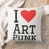 I love art punk square sticker クッション (ブランケット)