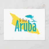 I Love Aruba ポストカード (正面)