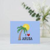 I Love Aruba ポストカード (スタンド正面)