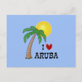 I Love Aruba ポストカード (正面)