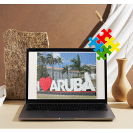 I love Aruba - One happy Island ジグソーパズル