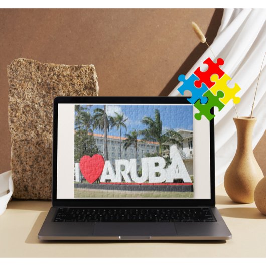 I love Aruba - One happy Island ジグソーパズル