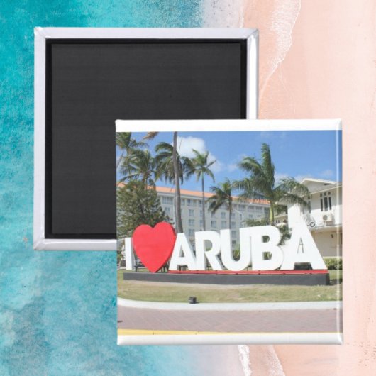 I love Aruba - One happy Island マグネット