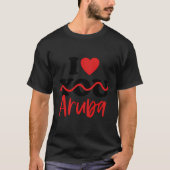 I Love Aruba Tシャツ (正面)