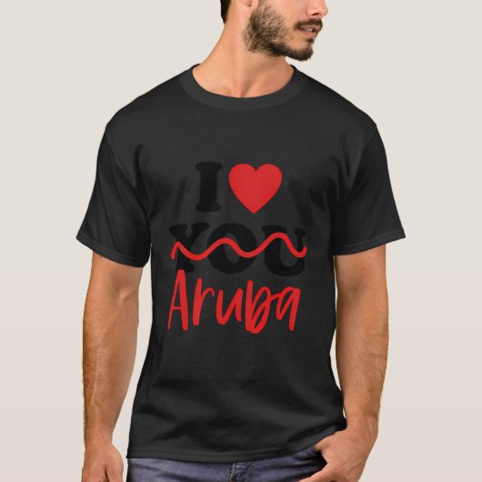 I Love Aruba Tシャツ (正面)