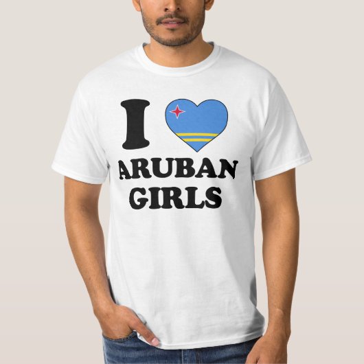 I love Aruban Girls Tシャツ (正面)