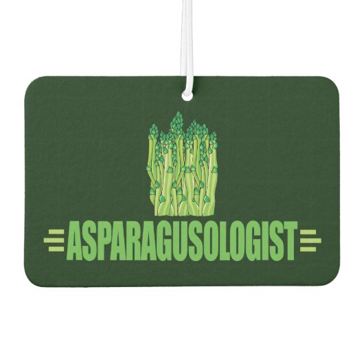 I Love Asparagus カーエアーフレッシュナー (正面)
