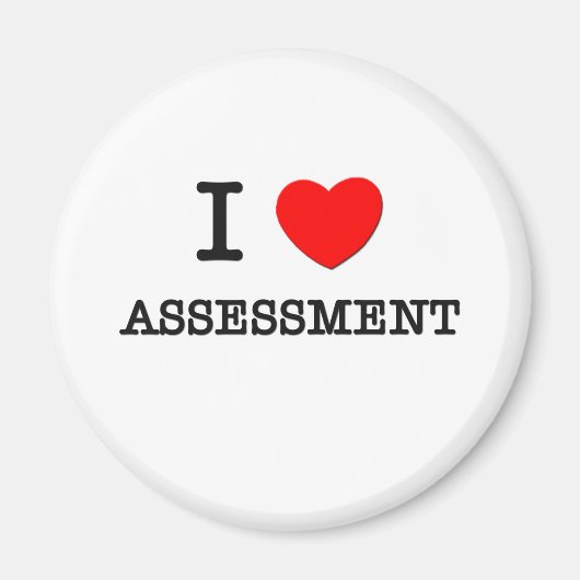 I Love Assessment マグネット (正面)