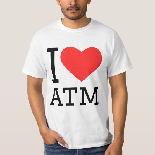 i love atm tシャツ (正面)