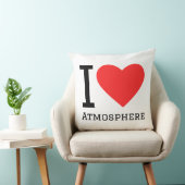 I love atmosphere square sticker クッション (椅子)