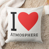 I love atmosphere square sticker クッション (ブランケット)