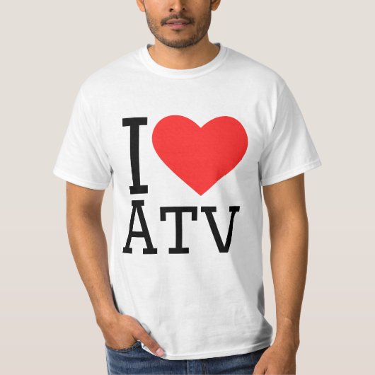 I love atv tシャツ (正面)