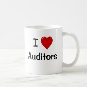 I Love Auditor - Iハート監査人 コーヒーマグカップ