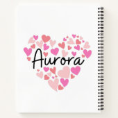 I love Aurora ノートブック (裏面)