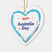 「I LOVE AUSTRALIA」オーストラリア・デイ26th January Mode セラミックオーナメント (左)