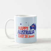 「I LOVE AUSTRALIA」オーストラリア・デー26 January コーヒーマグカップ (左)