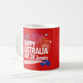 「I LOVE AUSTRALIA」オーストラリア・デー26 January コーヒーマグカップ (正面左)