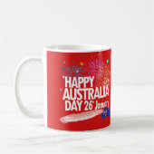 「I LOVE AUSTRALIA」オーストラリア・デー26 January コーヒーマグカップ (左)