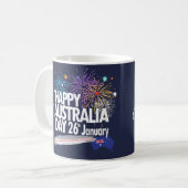 「I LOVE AUSTRALIA」オーストラリア・デー26 January コーヒーマグカップ (正面左)